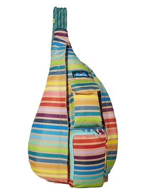 KAVU Rope Sling Bag Summer Stripe Water Resistant Crossbody Pack
